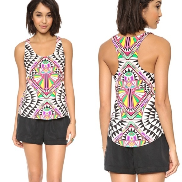 Mara Hoffman Tops - Mara Hoffman cosmic fountain racerback tank top